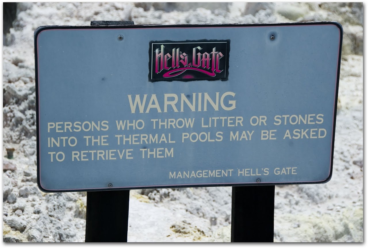 Hell's Gate warning