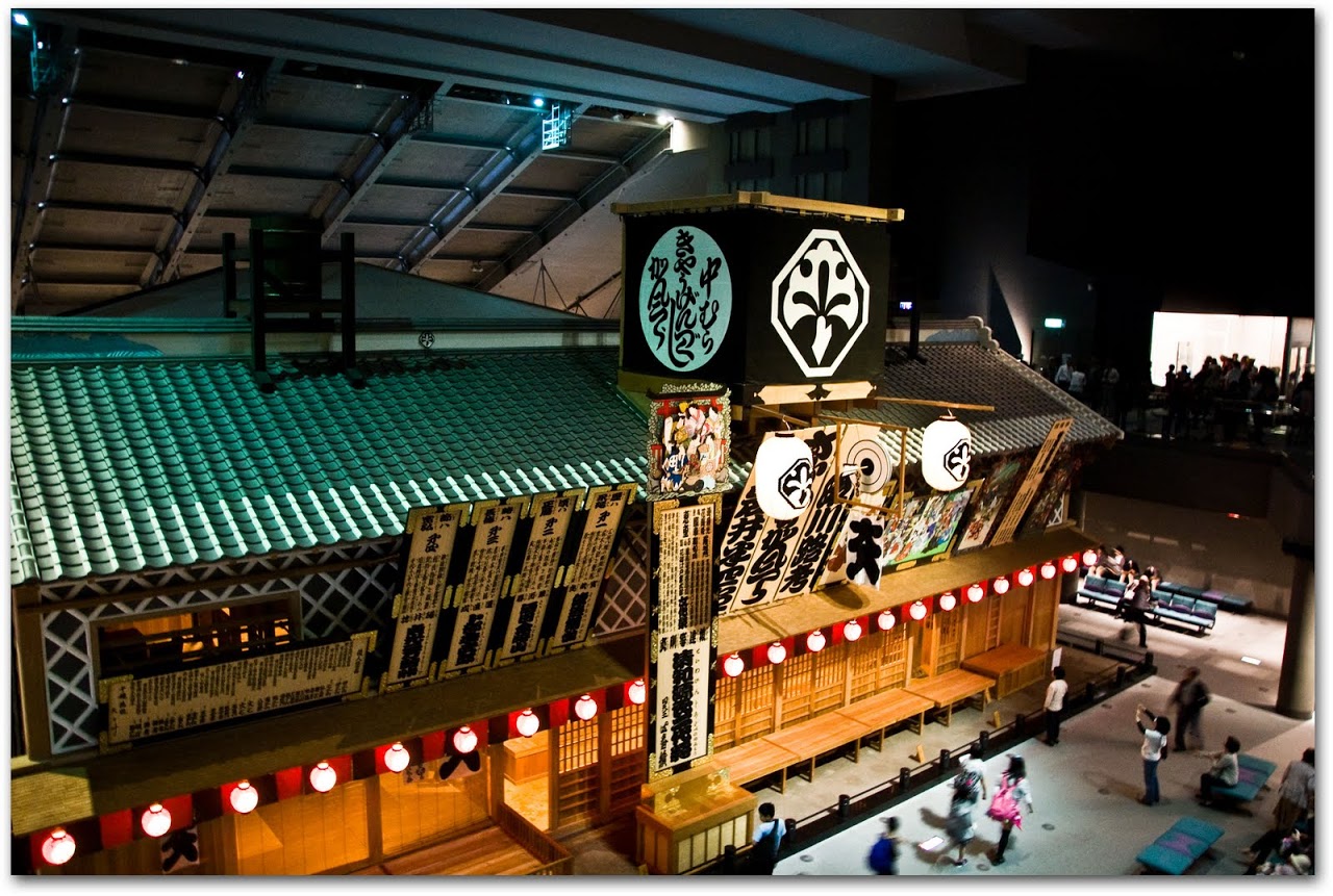 Interior of Edo-Tokyo museum