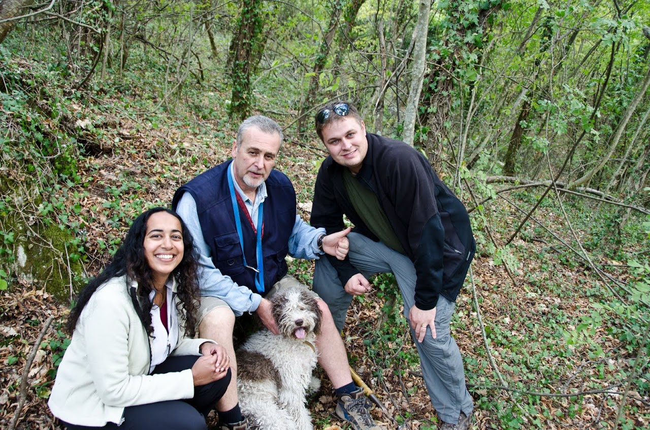Us with Giulio and Edda