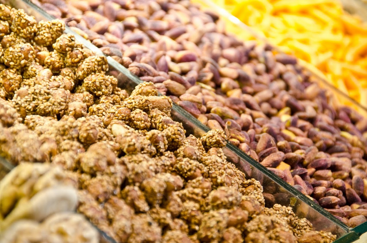 Nuts at spice bazaar
