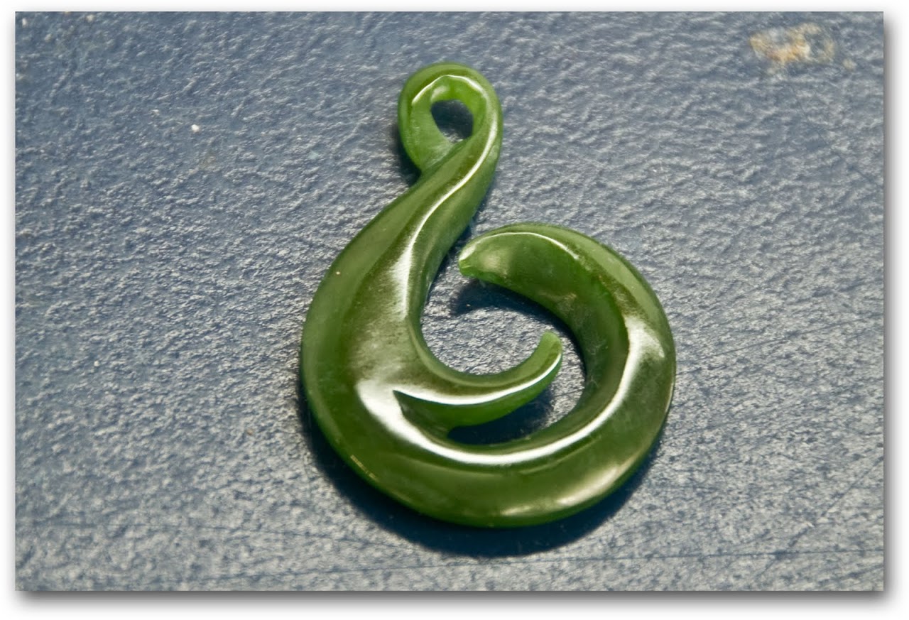 Finished jade pendant