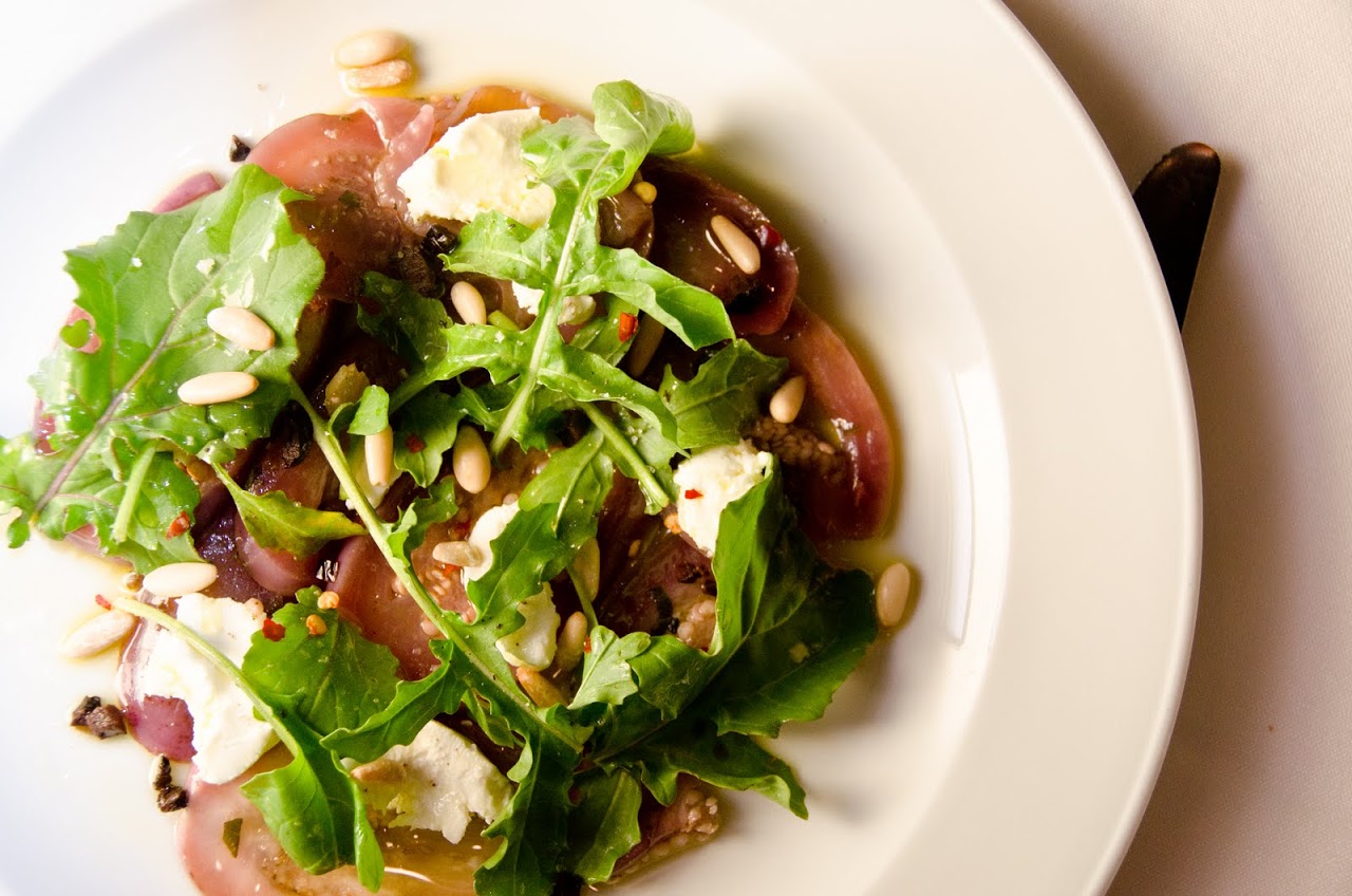 Beet salad at FIG Charleston