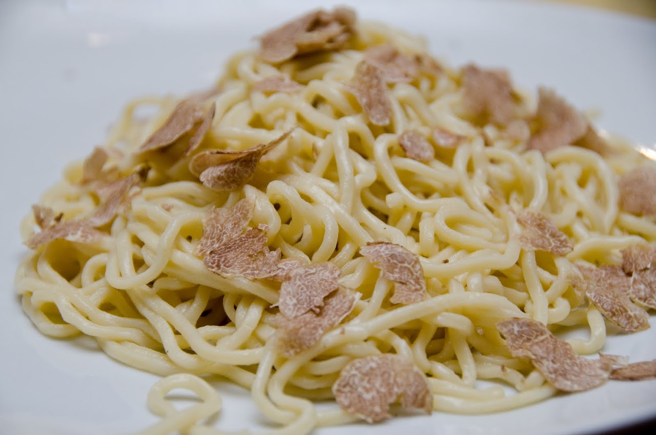 Pasta with truffles