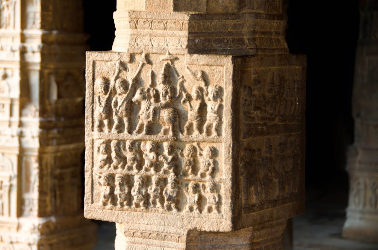 Pillars at Airavadesvara Temple