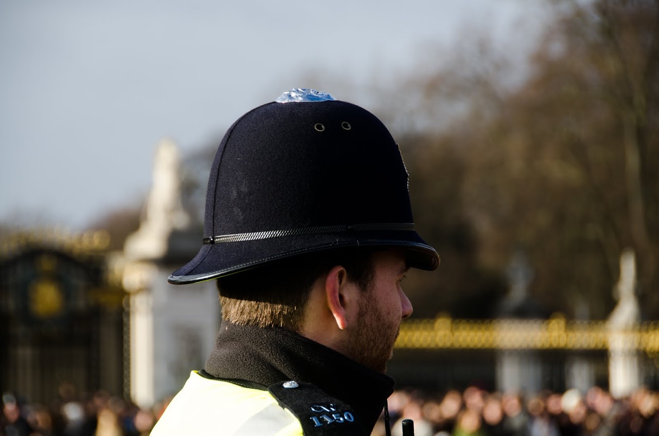 Police at changing of the guards