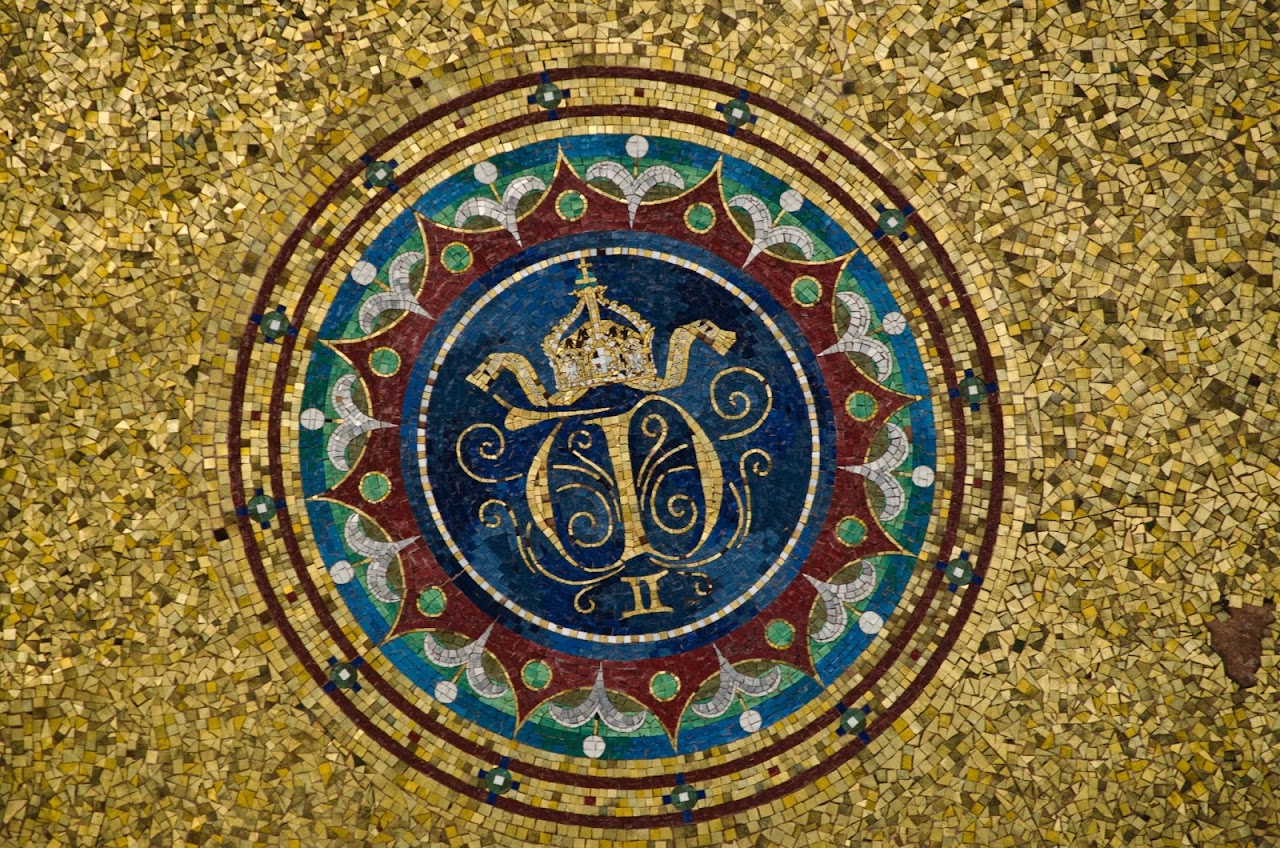 Mosaic at German fountain in Hippodrome Istanbul